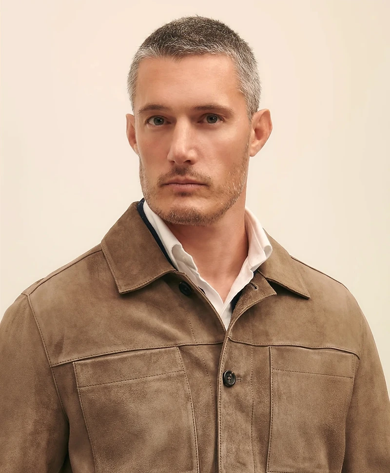 Suede Shirt Jacket