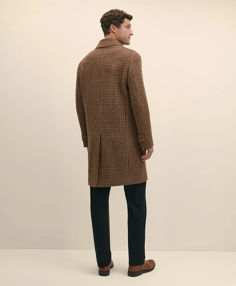 Lambswool Tattersall Balmacaan Coat