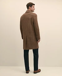 Lambswool Tattersall Balmacaan Coat