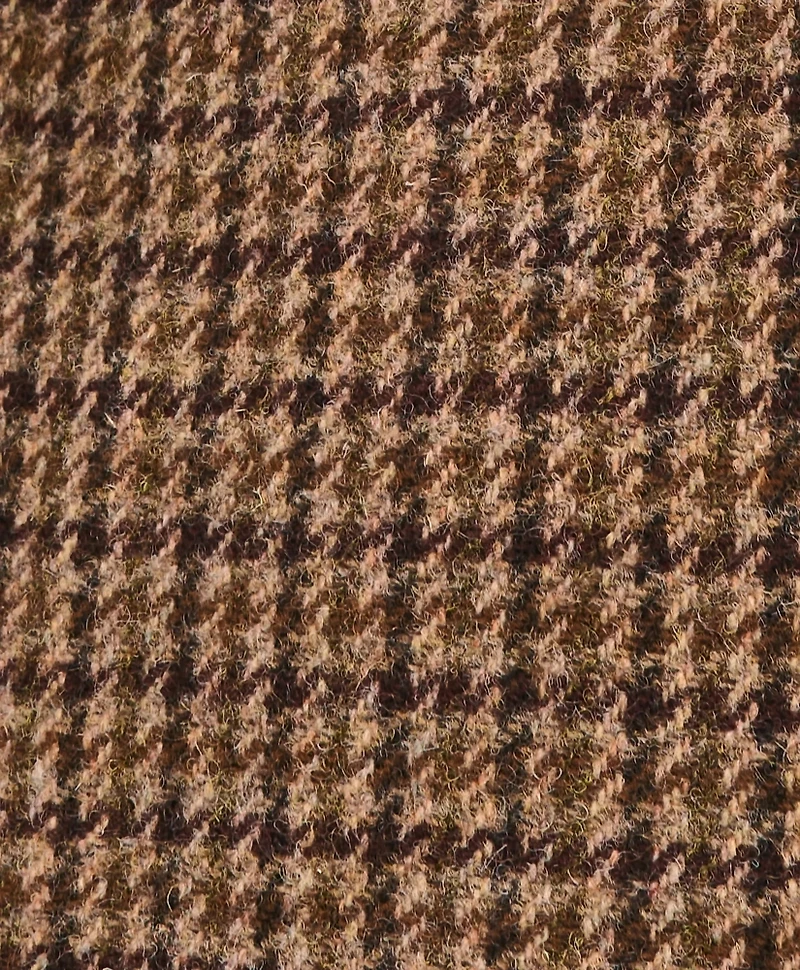 Lambswool Tattersall Balmacaan Coat