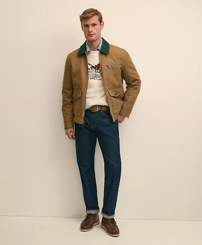 Cotton Canvas Water-Resistant Barn Jacket