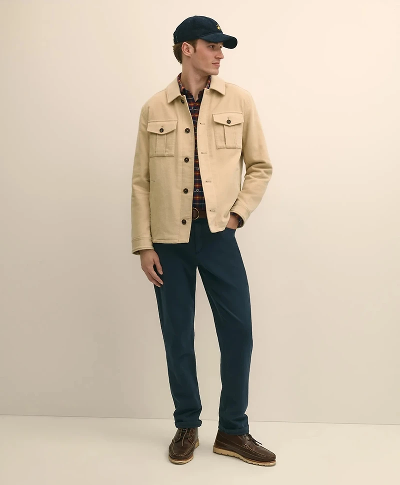 Cotton Moleskin Shirt Jacket