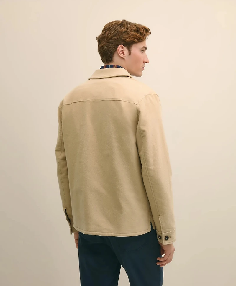 Cotton Moleskin Shirt Jacket