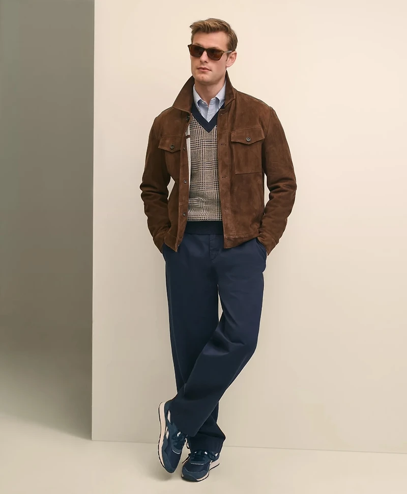 Suede Trucker Jacket