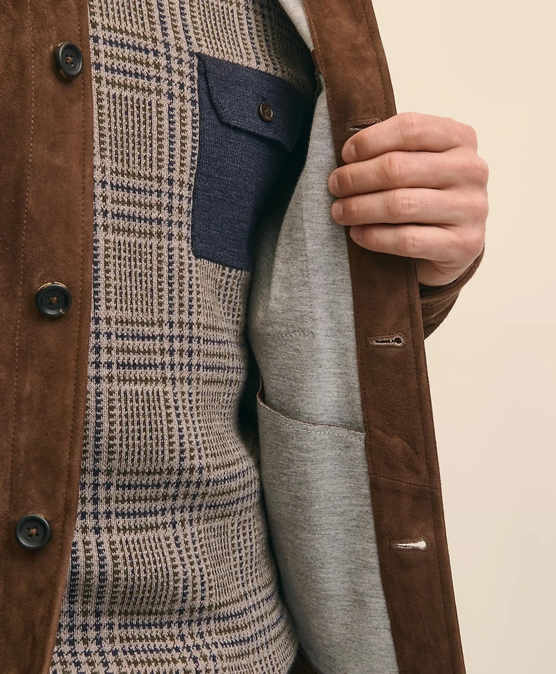 Suede Trucker Jacket