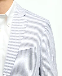 Classic Fit Stretch Cotton Seersucker Sport Coat