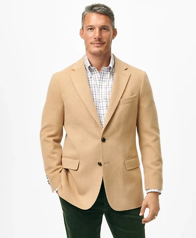 Traditional Fit Camel Hair Twill 1818 Sport Coat