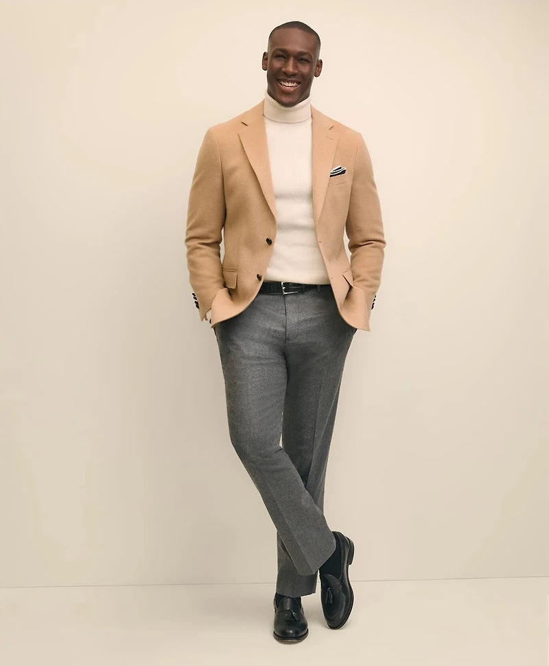 Traditional Fit Camel Hair Twill 1818 Sport Coat