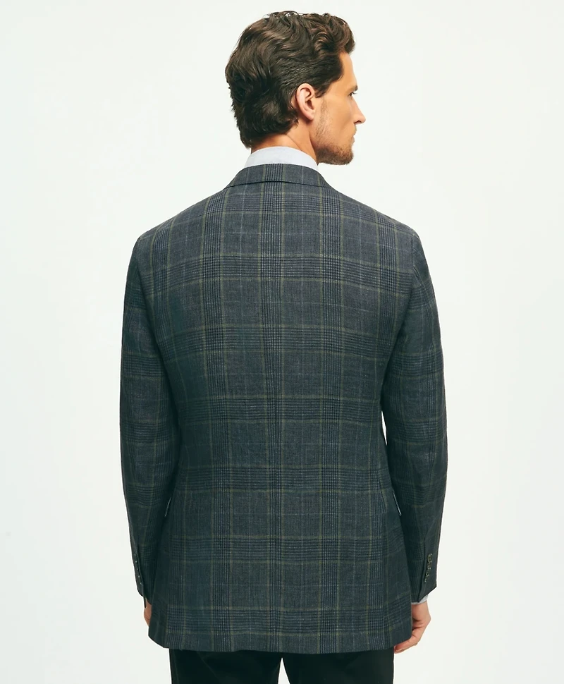 Classic Fit Linen Check Sport Coat