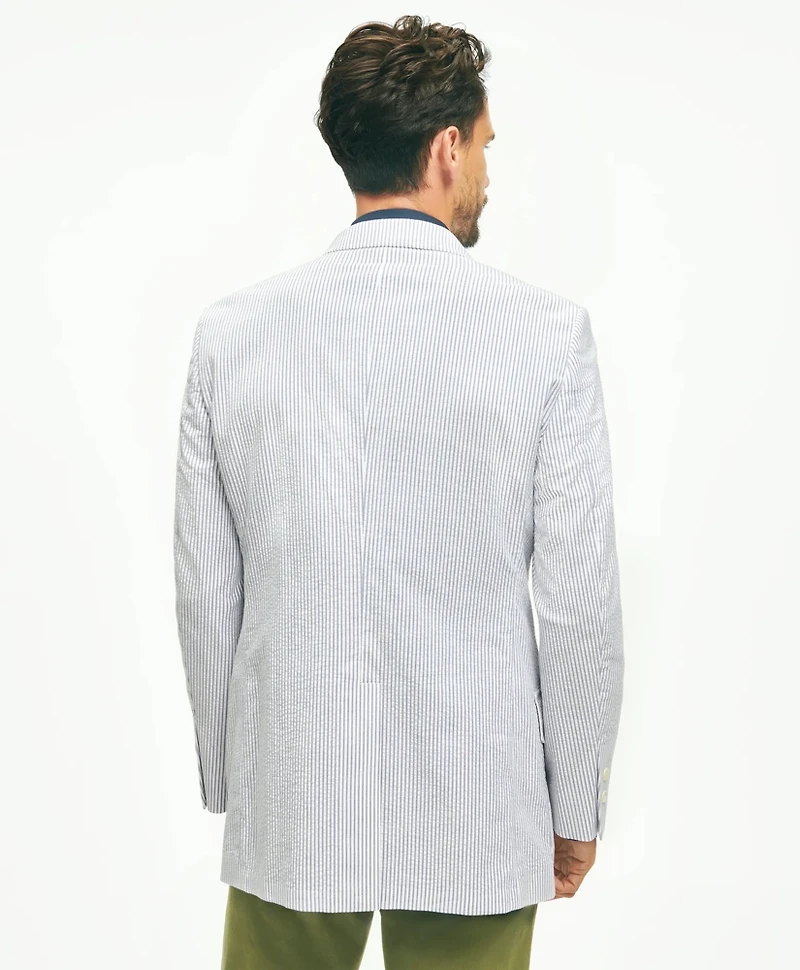Traditional Fit Archive-Inspired Seersucker Sport Coat Cotton