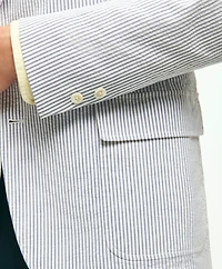 Classic Fit Archive-Inspired Seersucker Sport Coat Cotton