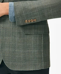 Classic Fit Checked Sport Coat Hopsack Wool