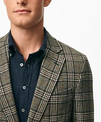 Classic Fit Wool 1818 Sport Coat Plaid Tweed