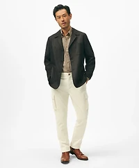 Tailored Shirt Jacket Wool Flannel