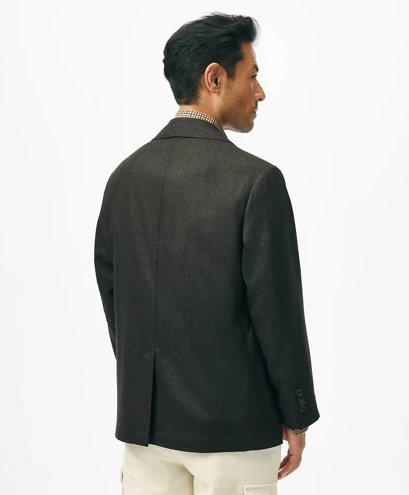 Tailored Shirt Jacket Wool Flannel