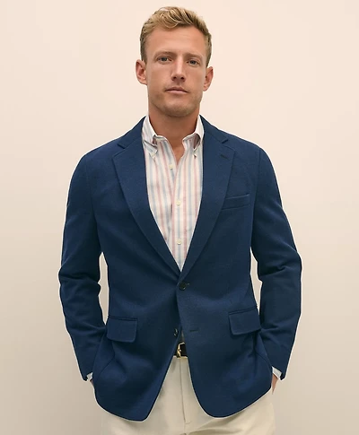 Classic Fit Cotton Pique Knit Sport Coat