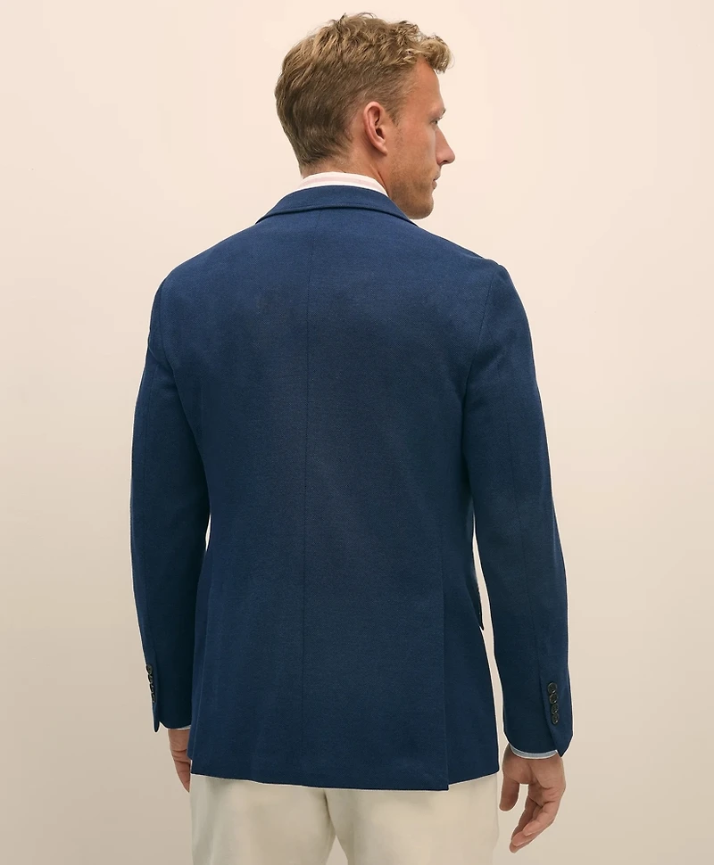 Classic Fit Cotton Pique Knit Sport Coat