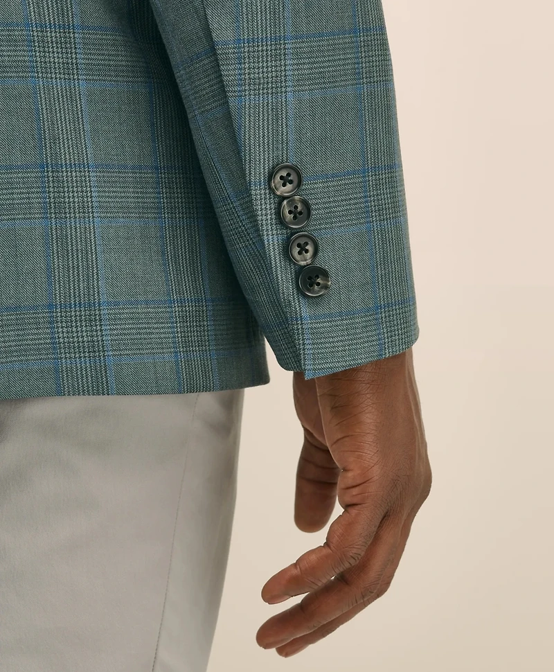 Classic Fit Wool Check Sport Coat