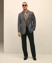 Traditional Fit Wool Gingham Sport Coat
