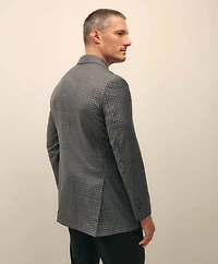 Traditional Fit Wool Gingham Sport Coat