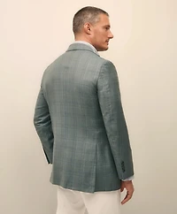 Traditional Fit Wool Check Sport Coat
