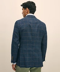 Slim Fit Wool-Linen Hopsack Sport Coat