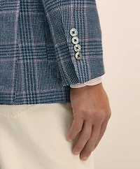 Classic Fit Linen-Silk-Cotton Check 1818 Sport Coat