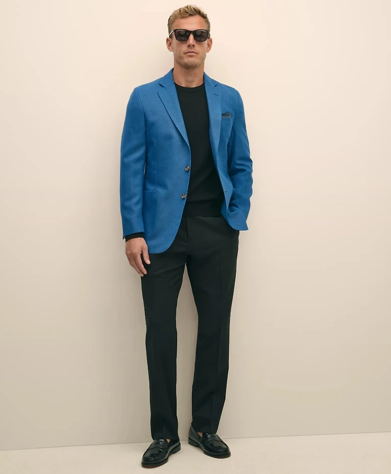 Classic Fit Sport Coat Hopsack Wool
