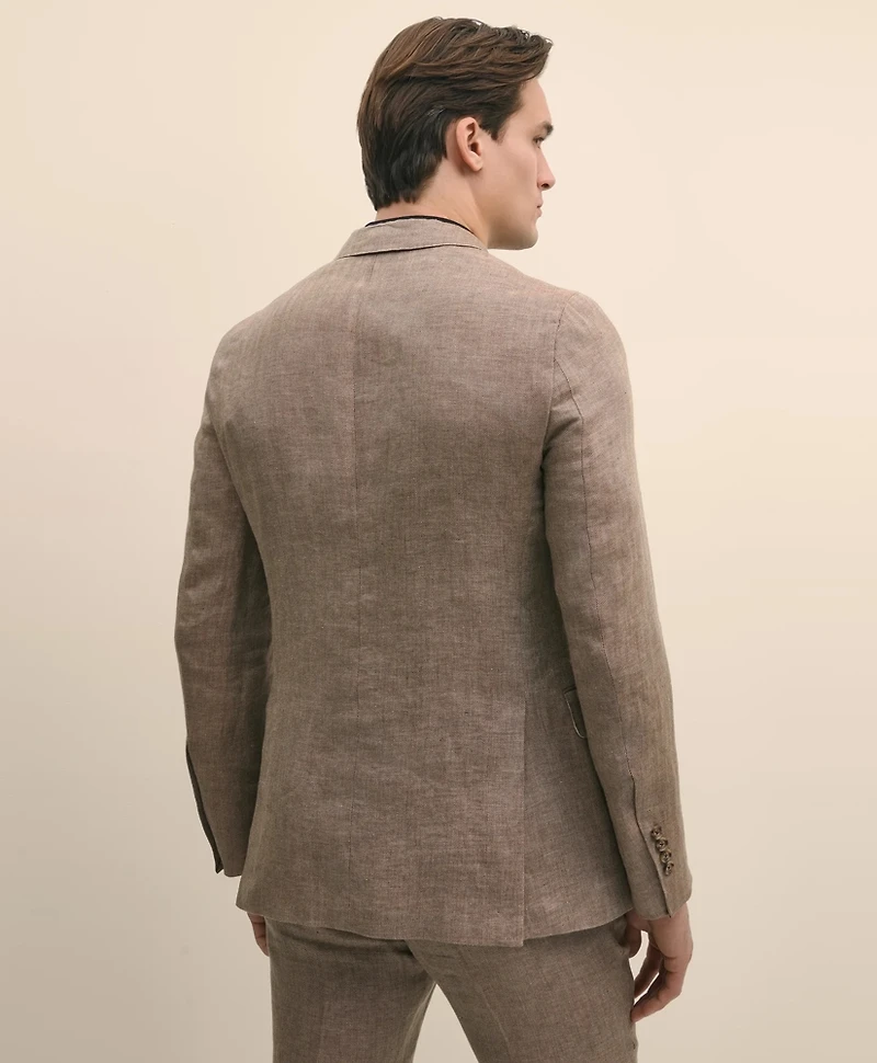 Classic Fit Linen 1818 Herringbone Sport Coat