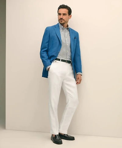 Traditional Fit Sport Coat Hopsack Wool