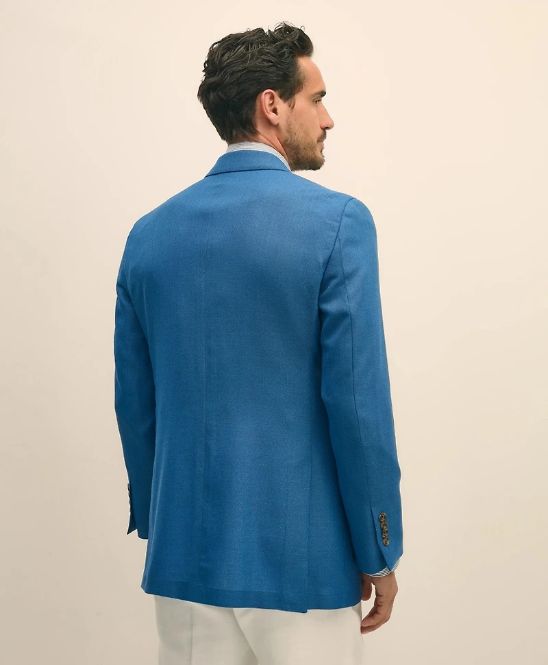 Traditional Fit Sport Coat Hopsack Wool