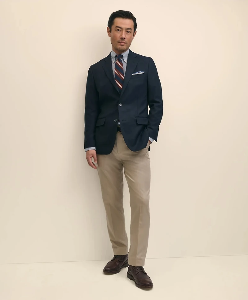 Slim Fit Wool Hopsack Sport Coat