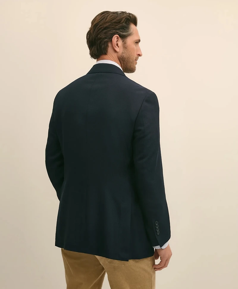 Traditional Fit Wool Hopsack Sport Coat