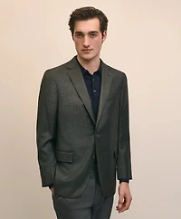 Classic Fit Wool Gingham Sport Coat