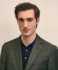 Classic Fit Wool Gingham Sport Coat