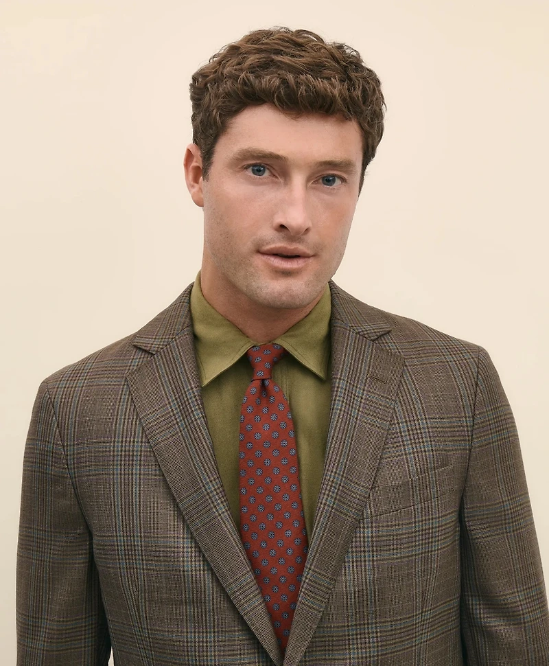 Classic Fit Wool Plaid Sport Coat