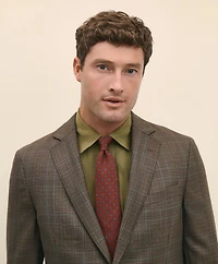 Classic Fit Wool Plaid Sport Coat