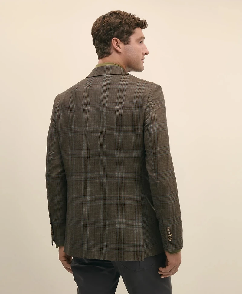 Classic Fit Wool Plaid Sport Coat