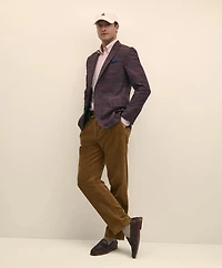 Classic Fit Wool Flannel Plaid Sport Coat