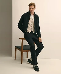 Classic Fit Wool Tattersall Suit Vest