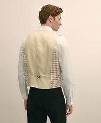 Classic Fit Wool Tattersall Suit Vest