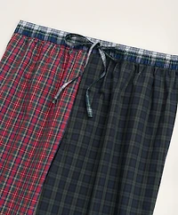 Cotton Broadcloth Fun Tartan Lounge Pants