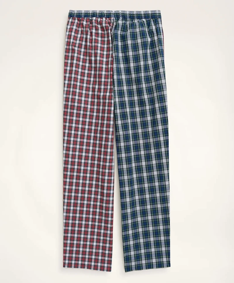 Cotton Broadcloth Fun Tartan Lounge Pants