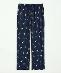 Cotton Flannel Holiday Henry Lounge Pants