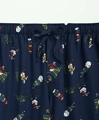 Cotton Flannel Holiday Henry Lounge Pants