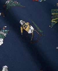 Cotton Flannel Holiday Henry Lounge Pants