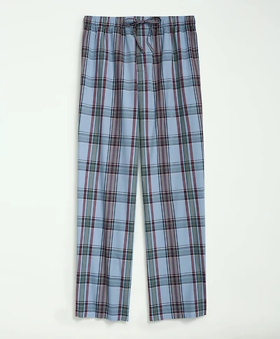 Cotton Madras Pattern Lounge Pants