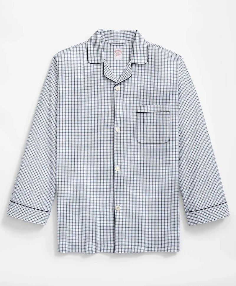 Cotton Broadcloth Tattersall Pajamas
