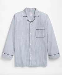 Cotton Broadcloth Tattersall Pajamas