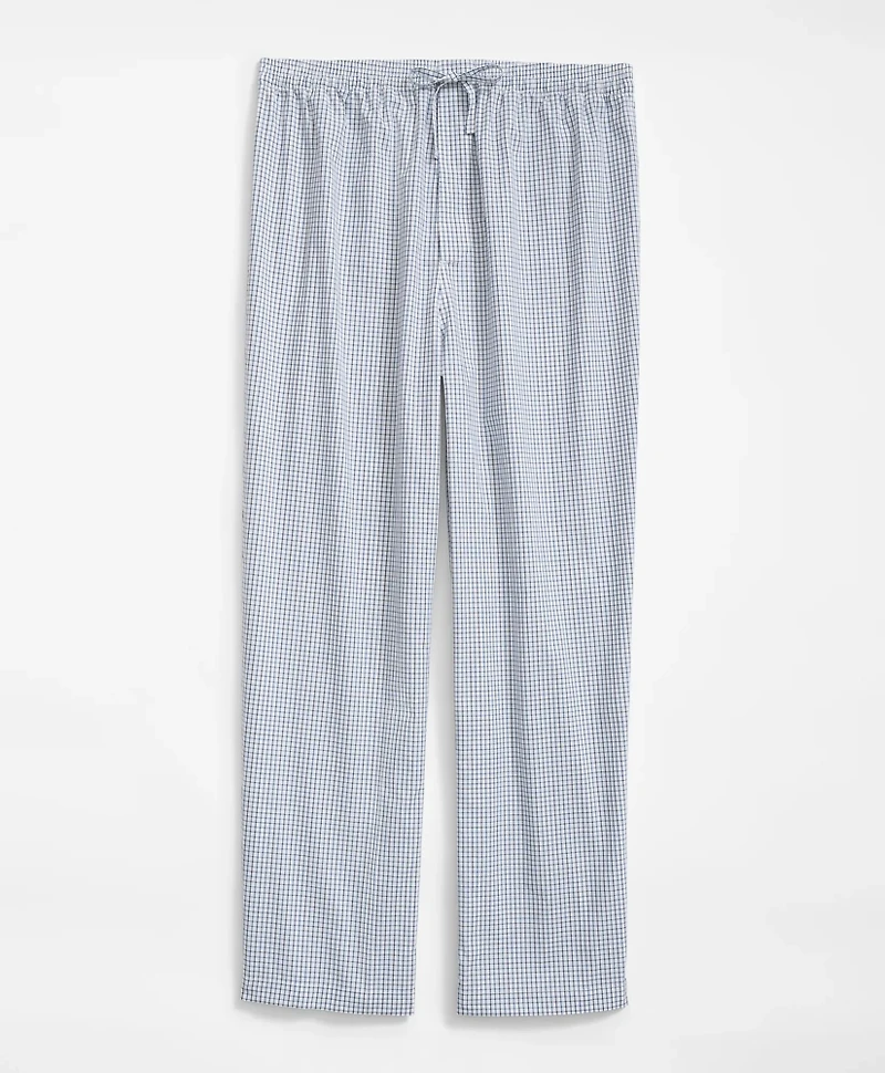 Cotton Broadcloth Tattersall Pajamas